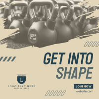 Get Into Shape Instagram Post