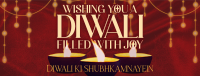 Traditional Diwali Greeting Facebook Cover