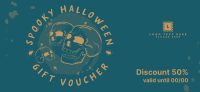 Halloween Skulls Greeting Gift Certificate