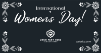 Women's Day Floral Corners Facebook Ad