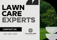 Expert Lawn Care Professional Postcard