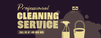 Cleaning Service Professional Facebook Cover Image Preview