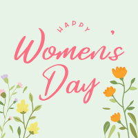 Floral Women's Day Instagram Post Design