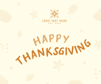 Happy Thanksgiving Facebook Post Design