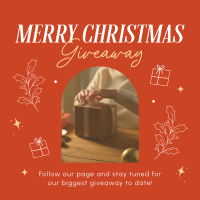 Holly Christmas Giveaway Linkedin Post