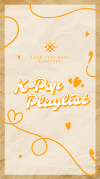 K-Pop Playlist Facebook Story