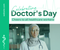 Celebrating Doctor's Day Facebook Post