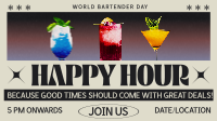 Modern Nostalgia Happy Hour Animation