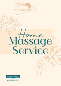 Home Massage Service Flyer