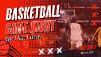 Basketball Game Night Animation