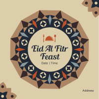 Eid Feast Celebration Instagram Post