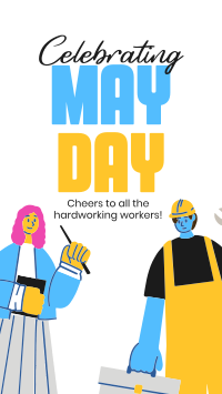 Celebrating May Day Facebook Story