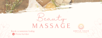 Massage Treatment Facebook Cover example 2