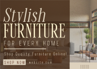 Furniture Shop Postcard example 2