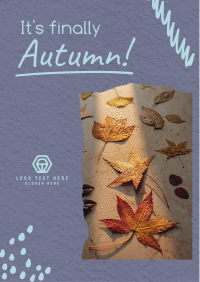 It's Finally Autumn Poster