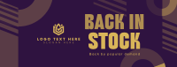 Corpo Back In Stock Facebook Cover