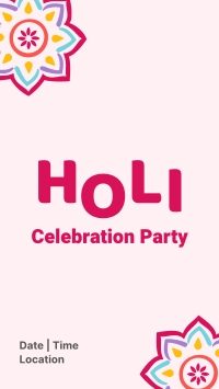 Holi Get Together Instagram Story