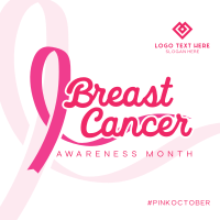 Fight Breast Cancer Linkedin Post