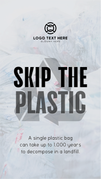 Sustainable Zero Waste Plastic Facebook Story