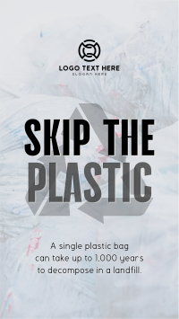 Sustainable Zero Waste Plastic Facebook Story