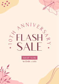 Special Anniversary Sale Flyer