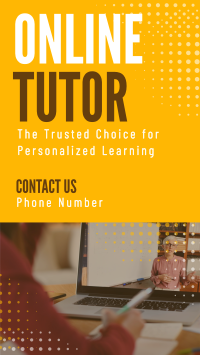 Professional Online Tutor Instagram Story