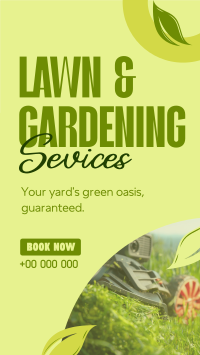 Professional Lawn Care Services Instagram Story