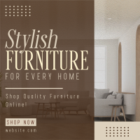 Stylish Quality Furniture Instagram Post