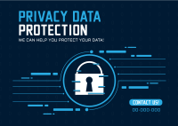 Privacy Data Postcard Image Preview