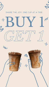 Buy 1 Take 1 Coffee Facebook Story