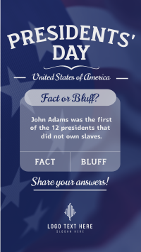 Presidents' Day Quiz  Instagram Reel