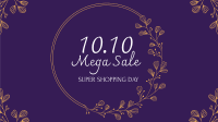 10.10 Floral Sale Facebook Event Cover