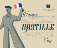 Hey Hey It's Bastille Day Facebook Post