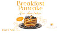 Breakfast Blueberry Pancake Animation