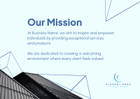 Our Mission Building Postcard