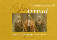 Fashion New Arrival Sale Postcard Image Preview