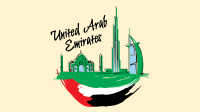 UAE City Scribbles Facebook Event Cover