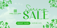 Spring Sale Flowers Twitter Post