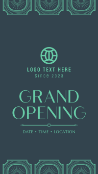 Vintage Grand Opening Facebook Story