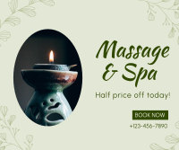 Spa Services Facebook Post