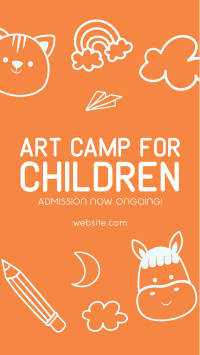 Art Camp for Kids Instagram Story
