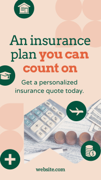 Symbol Insurance Plan Instagram Story