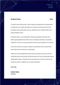 Business Circuit Letterhead