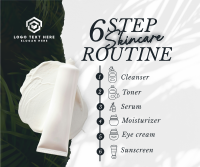 6-Step Skincare Routine Facebook Post