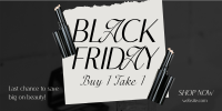 Black Friday Beauty Care Twitter Post