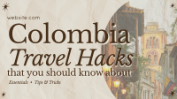 Modern Nostalgia Colombia Travel Hacks Facebook Event Cover