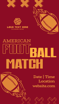 American Football Match Facebook Story