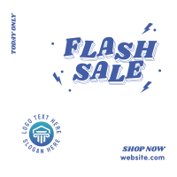 Flash Sale Thunder Instagram Post