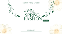 Aesthetic Spring Fashion YouTube Banner
