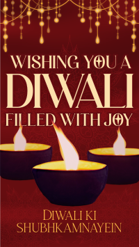 Traditional Diwali Greeting Instagram Story